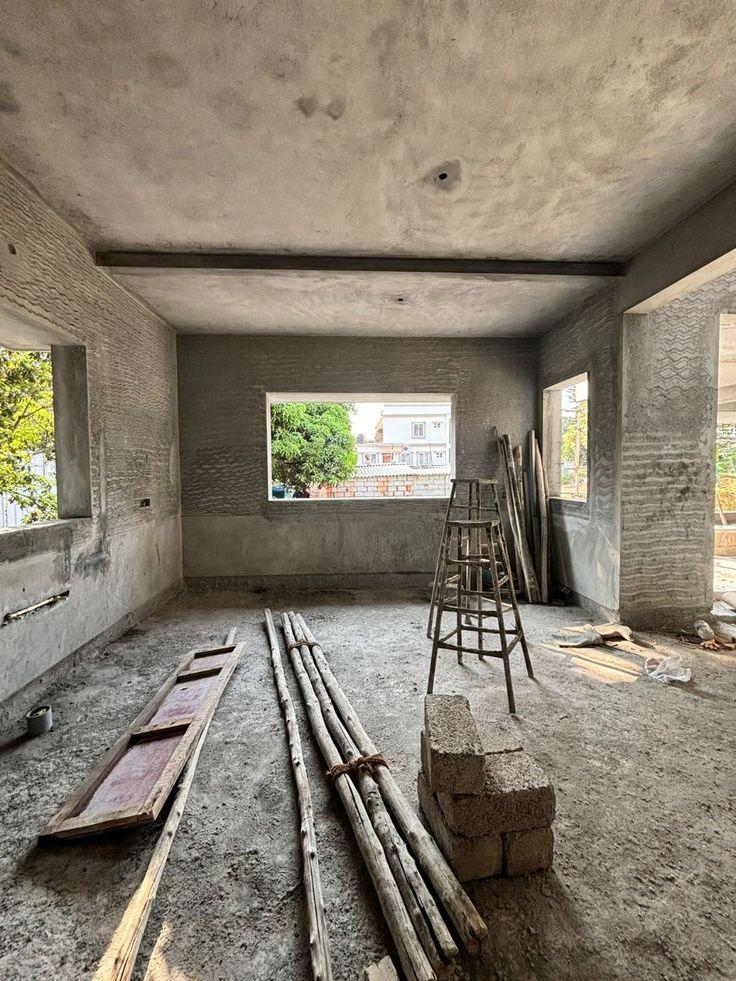 Obra BGL em andamento